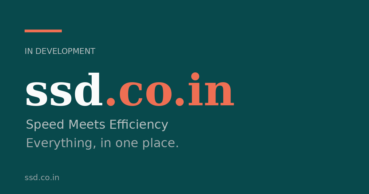 Link preview image for ssd.co.in